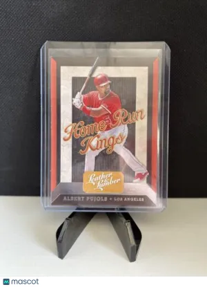 2019 Panini Leather & Lumber Albert Pujols #HRK-7 front