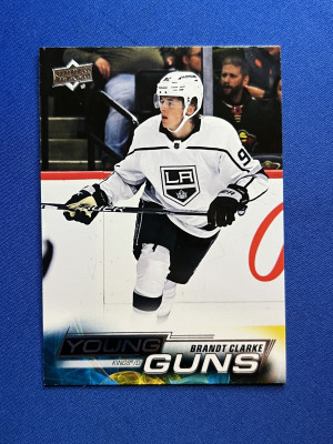 2022-23 Upper Deck Series 2 Brandt Clarke Young Guns RC #470 front