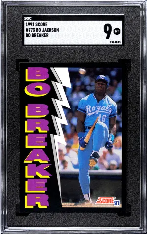 1991 Score - Bo Jackson #773 (Bo Breaker) front
