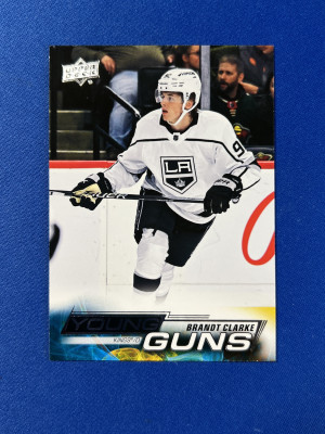 2022-23 Upper Deck Series 2 Brandt Clarke Young Guns #470 front