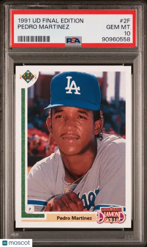 1991 Upper Deck Final Edition Pedro Martinez #2F PSA 10 90960558 front
