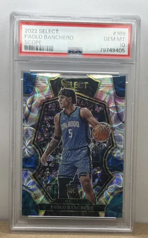 2022 Select Paolo Banchero Scope SP PSA 10  front