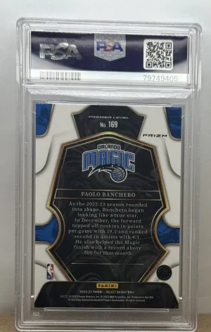 2022 Select Paolo Banchero Scope SP PSA 10  back