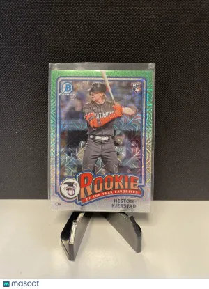 Heston Kjerstad 2024 Bowman Mega Box Chrome ROYF #ROY-14 front