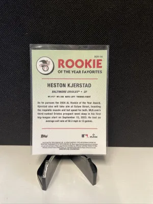 Heston Kjerstad 2024 Bowman Mega Box Chrome ROYF #ROY-14 back