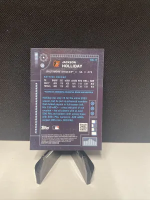 Jackson Holliday 2024 Bowman Chrome A.I. #BAI-6 back