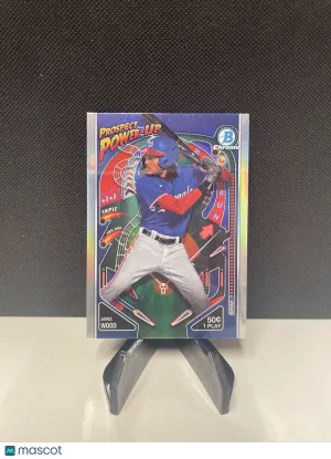 James Wood 2024 Bowman Chrome Prospect Power-Up #PP-14 front
