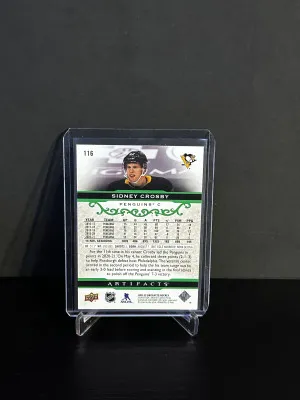 Sidney Crosby Artifacts Emerald /99 back