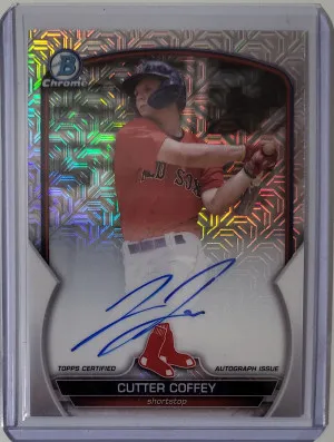 2023 Bowman Chrome - Cutter Coffey Chrome Mojo Refractor Auto front
