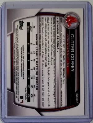2023 Bowman Chrome - Cutter Coffey Chrome Mojo Refractor Auto back