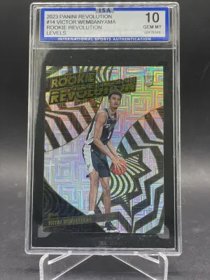 2023-24 REVOLUTION VICTOR WEMBANYAMA RC Rookie Revolution LEVELS SP Parallel #14 front