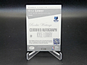 2006-07 Bowman Rookie Writings Kyle Lowry #RWA-KL Auto Red /69 RC Villanova back