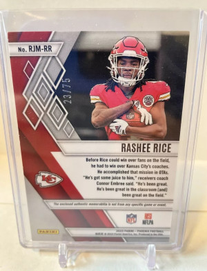 2013 Phoenix Rashee Rice Purple Patch /75 back