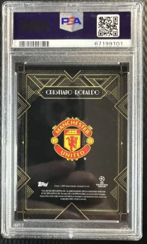 2021 Topps Deco UEFA Champions League Cristiano Ronaldo /49
 PSA 10 back