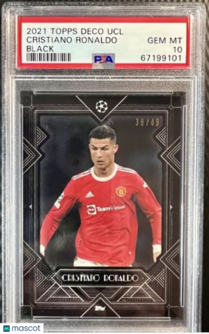 2021 Topps Deco UEFA Champions League Cristiano Ronaldo /49
 PSA 10 front