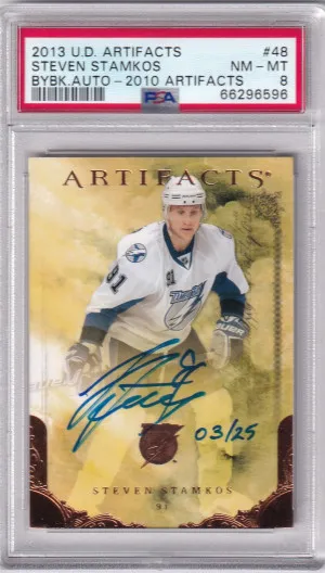 2010-2011 ARTIFACTS - STEVEN STAMKOS - Buyback Autograph /25 front