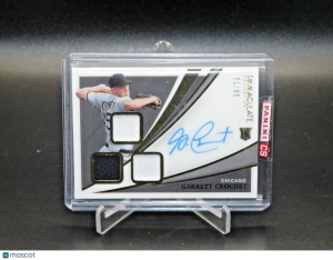 Garrett Crochet #RTS-GC RC AUTO /99 Panini Immaculate Triple Patch Game-Worn MLB front