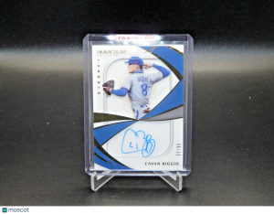 Cavan Biggio #SS-CB AUTO /99 2021 Panini Immaculate Shadowbox Toronto Blue Jays front