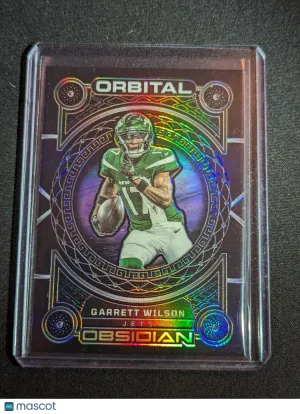 Garrett Wilson 2023 Panini Obsidian Football Orbital Electric Etch /135 front
