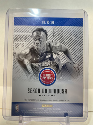Illusions Sekou Doumbouya Autograph back
