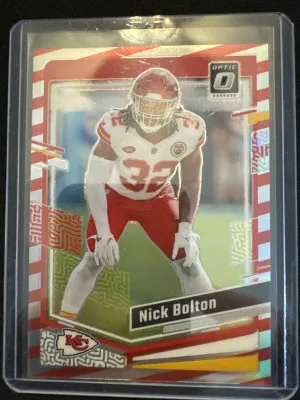 2023 Donruss Optic Nick Bolton Freedom Holo front