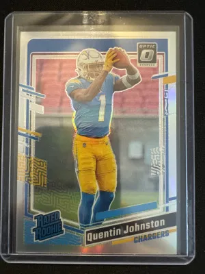 2023 Donruss Optic Quentin Johnston Holo front