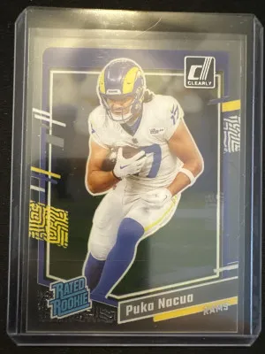 2023 Clearly Donruss Puka Nacua front