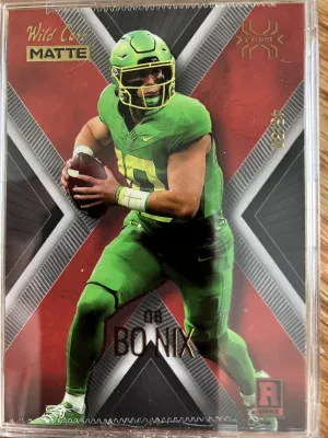 Bo Nix 2023 Wild Card Matte X-Plode 45/50 front