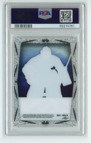 2024 Leaf Metal Legends MIKE RICHTER Rare AUTO AUTOGRAPH #/10 Rangers SP - PSA 9 back