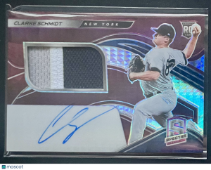2021 Panini Spectra Clarke Schmidt RPA /49 #130 front