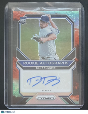2021 Panini Prizm Dane Dunning Rookie Auto /50 #RA-DD front