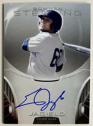 Eric Jagielo 2013 Bowman Sterling Autographs RC #BSAP-EJ New York Yankees front