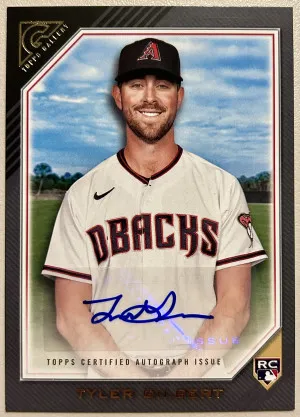 2022 Topps Gallery Rookie Autographs Tyler Gilbert RC #RA-TG Diamondbacks front