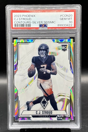 2023 PANINI PHOENIX CONTOURS SILVER SEISMIC CJ STROUD front