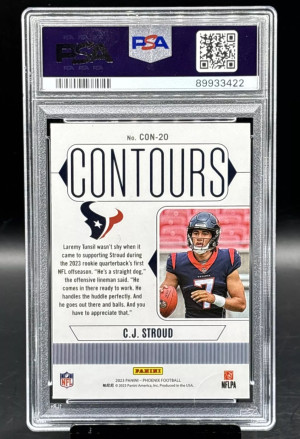 2023 PANINI PHOENIX CONTOURS SILVER SEISMIC CJ STROUD back