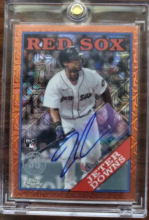 2023 Topps Chrome T88C-55 Jeter Downs Rookie Auto 08/25 front
