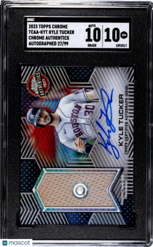 2023 Topps Chrome Kyle Tucker #TCAA-KYT SGC 10 front