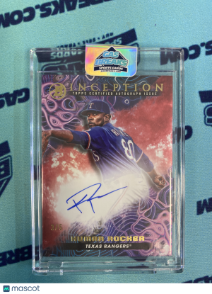 2023 Bowman Inception Kumar Rocker #PPA-KR /5 Texas Rangers front