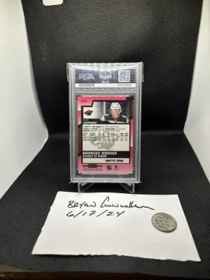Kirill Kaprizov OPC matte pink psa 10 back