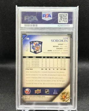 Ilya Sorokin High Gloss Young Guns Tribute 2/10! back