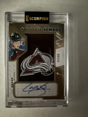 2019-20 Black Diamond Team Logo Cale Makar Avalanche front
