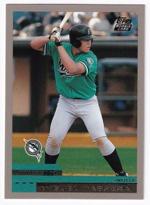 2000 Topps Traded Miguel Cabrera RC Rookie #T40 front