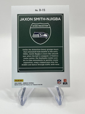 2023 Donruss Jaxon Smith-Njigba Rookie Downtown back