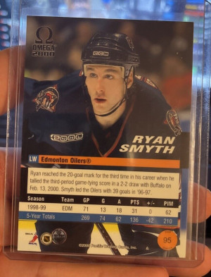1999-00 Omega #95 Ryan Smyth /99 back