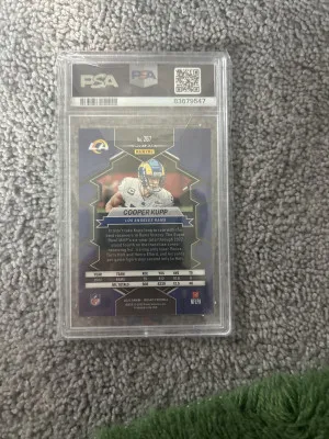 2023 Mosaic Cooper Kupp National Pride PSA 9 back