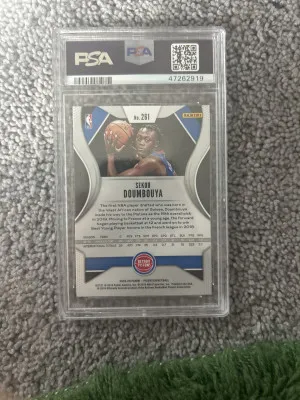2019 Panini Prizm Sekou Doumbouya PSA 10 back