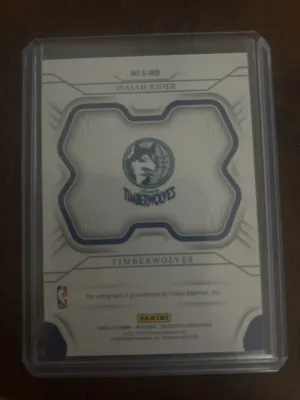 Isaiah Rider NT Auto /99 back