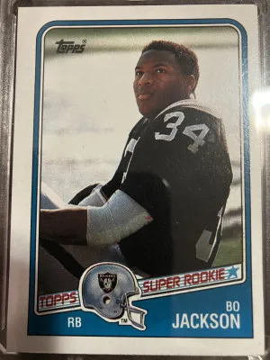 Bo Jackson 1988 Topps Rookie front