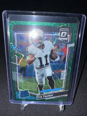2023 Donruss Optic Tre Tucker Green Velocity front