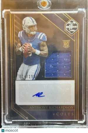 2023 Panini Limited Anthony Richardson #102 RPA #34/199 front